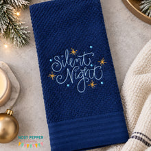 Load image into Gallery viewer, Silent Night --2026 Holiday Bundle-- machine embroidery design (5 sizes included) DIGITAL DOWNLOAD