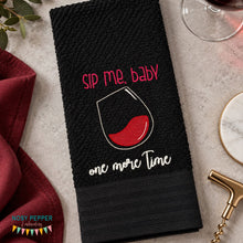 Load image into Gallery viewer, Sip Me Baby machine embroidery design (4 sizes included) DIGITAL DOWNLOAD
