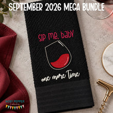 Load image into Gallery viewer, Sip Me Baby machine embroidery design (4 sizes included) DIGITAL DOWNLOAD