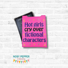 Load image into Gallery viewer, Hot Girls reader sleeve (3 sizes included) machine embroidery design DIGITAL DOWNLOAD