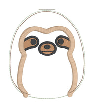 Load image into Gallery viewer, Sloth squishy mini stuffie machine embroidery design DIGITAL DOWNLOAD