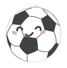 Load image into Gallery viewer, Soccer mini stuffie machine embroidery design machine embroidery design DIGITAL DOWNLOAD
