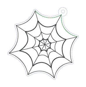 Spider Web Shaker bookmark/bag tag/ornament machine embroidery file DIGITAL DOWNLOAD
