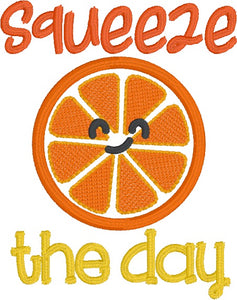 Squeeze The Day Citrus Slice applique April 2024 Mystery Bundle machine embroidery design (5 sizes included) DIGITAL DOWNLOAD