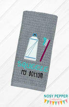 Load image into Gallery viewer, Squeeze my bottom (4 sizes included) applique machine embroidery design DIGITAL DOWNLOAD