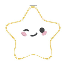 Load image into Gallery viewer, Star and Moon mini stuffie machine embroidery design machine embroidery design DIGITAL DOWNLOAD
