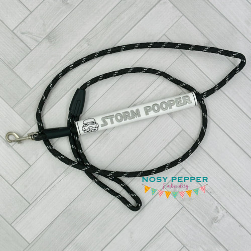 Storm Pooper Collar Wrap machine embroidery design 3 sizes included DIGITAL DOWNLOAD