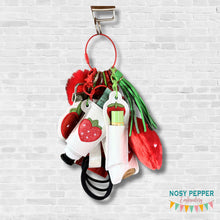 Load image into Gallery viewer, Strawberry Heart Grab &amp; Go Collection – Machine Embroidery Designs (8 Designs Included) Digital Download