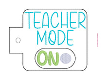 Load image into Gallery viewer, Teacher Mode Bottle Band machine embroidery design DIGITAL DOWNLOAD