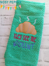 Load image into Gallery viewer, They See Me Rollin applique machine embroidery design (5 sizes included) DIGITAL DOWNLOAD