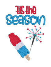 Load image into Gallery viewer, Tis The Season machine embroidery design (5 sizes included) DIGITAL DOWNLOAD