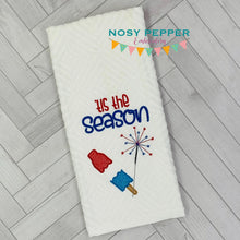 Load image into Gallery viewer, Tis The Season machine embroidery design (5 sizes included) DIGITAL DOWNLOAD