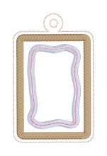 Load image into Gallery viewer, Toaster Tart Applique Shaker snap tab and eyelet fob machine embroidery file (single and multi files included) DIGITAL DOWNLOAD