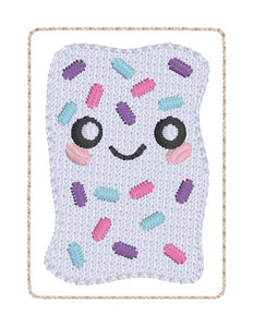 Toaster Tart feltie embroidery file (single and multi files included) DIGITAL DOWNLOAD