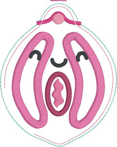 Vagina mini stuffie machine embroidery design DIGITAL DOWNLOAD