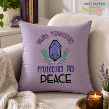 Load image into Gallery viewer, Protecting My Peace machine embroidery design (4 sizes included) DIGITAL DOWNLOAD
