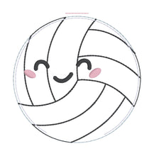 Load image into Gallery viewer, Volleyball mini stuffie machine embroidery design machine embroidery design DIGITAL DOWNLOAD