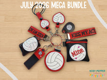 Load image into Gallery viewer, Volleyball Grab &amp; Go Collection – Machine Embroidery Designs (9 Designs Included) Digital Download