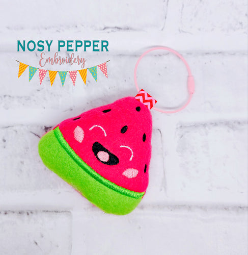 Watermelon mini stuffie machine embroidery design machine embroidery design DIGITAL DOWNLOAD