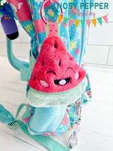 Load image into Gallery viewer, Watermelon mini stuffie machine embroidery design machine embroidery design DIGITAL DOWNLOAD