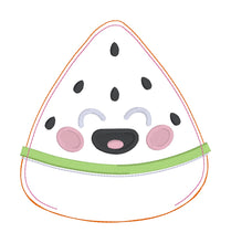 Load image into Gallery viewer, Watermelon stuffie (5 sizes included) machine embroidery design machine embroidery design DIGITAL DOWNLOAD