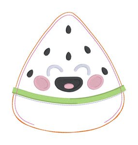 Watermelon stuffie (5 sizes included) machine embroidery design machine embroidery design DIGITAL DOWNLOAD