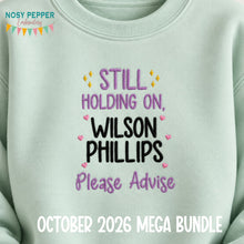 Load image into Gallery viewer, Wilson Phillips machine embroidery design (4 sizes included) DIGITAL DOWNLOAD