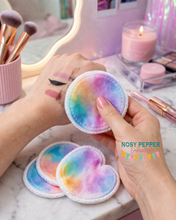 Load image into Gallery viewer, ITH Makeup Wipes Embroidery Design Set – 5 Shapes Included – Reusable Face Rounds – Digital Download