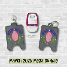 Load image into Gallery viewer, Witchy Woman Sanitizer Case (2 sizes available) machine embroidery design DIGITAL DOWNLOAD