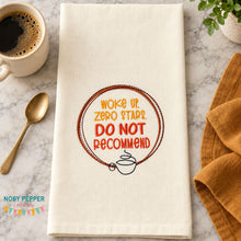 Load image into Gallery viewer, Woke Up machine embroidery design (4 sizes included) DIGITAL DOWNLOAD