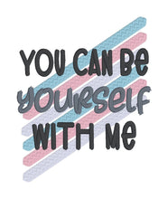 Load image into Gallery viewer, You Can Be Yourself Bundle machine embroidery design DIGITAL DOWNLOAD