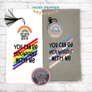 You Can Be Yourself Bundle machine embroidery design DIGITAL DOWNLOAD