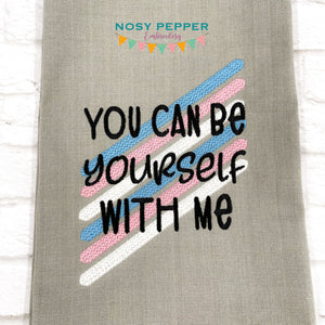 You Can Be Yourself Bundle machine embroidery design DIGITAL DOWNLOAD