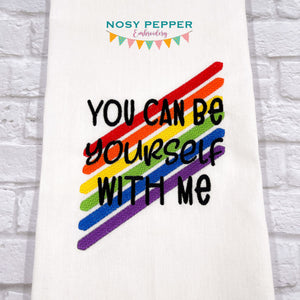 You Can Be Yourself Bundle machine embroidery design DIGITAL DOWNLOAD