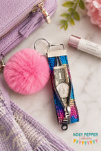 Load image into Gallery viewer, Zipper 6x10 fob machine embroidery file DIGITAL DOWNLOAD
