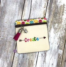 Load image into Gallery viewer, Create ITH Bag machine embroidery design DIGITAL DOWNLOAD