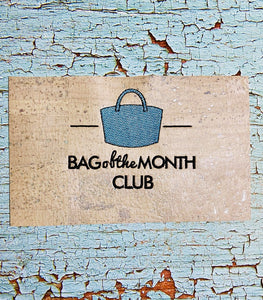 Bag of the Month Club set 4x4 machine embroidery design DIGITAL DOWNLOAD