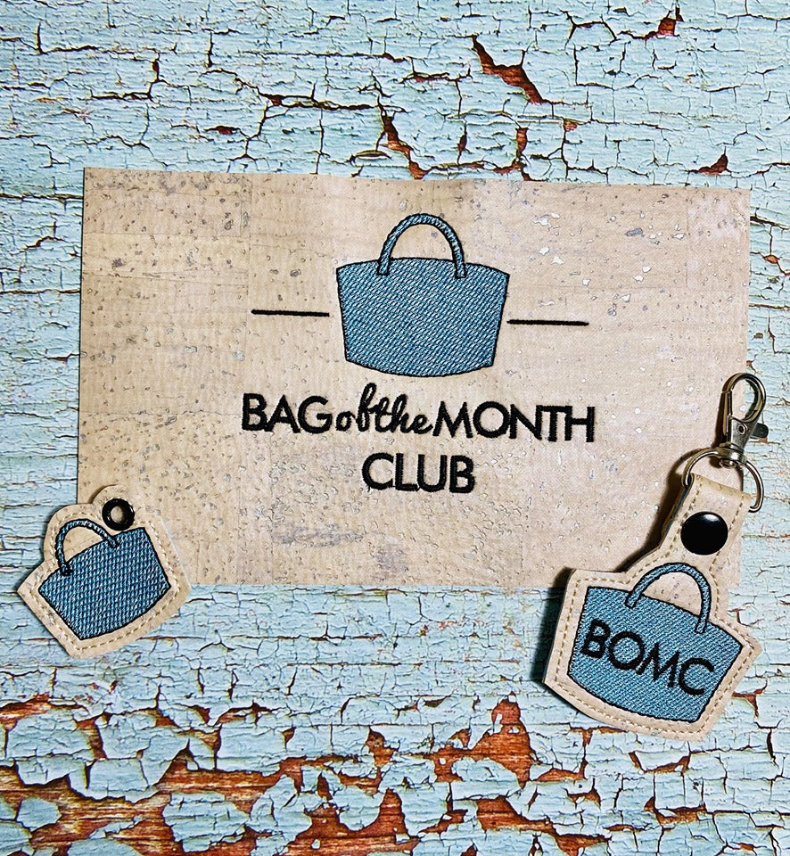 Bag of the Month Club set 4x4 machine embroidery design DIGITAL DOWNLOAD