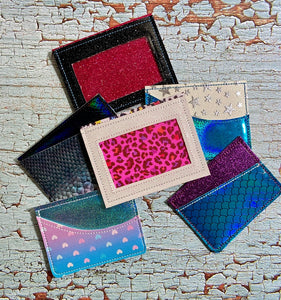 ITH Wallet (Set of 3 designs) machine embroidery design DIGITAL DOWNLOAD