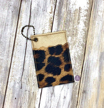 Load image into Gallery viewer, Key chain wallet (two styles and 4 variations) 5x7 hoop ITH machine embroidery design DIGITAL DOWNLOAD