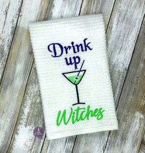 Drink up Witches Embroidery Design (5 sizes included) machine embroidery design DIGITAL DOWNLOAD