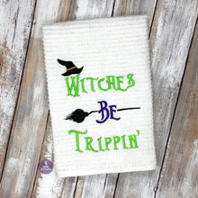 Load image into Gallery viewer, Witches be trippin sketch machine embroidery design (5 sizes included) machine embroidery design DIGITAL DOWNLOAD