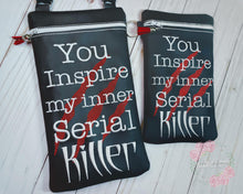 Load image into Gallery viewer, Inner Serial Killer ITH Bag 4 sizes available machine embroidery design DIGITAL DOWNLOAD