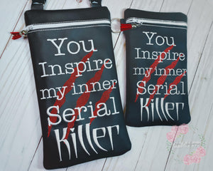 Inner Serial Killer ITH Bag 4 sizes available machine embroidery design DIGITAL DOWNLOAD