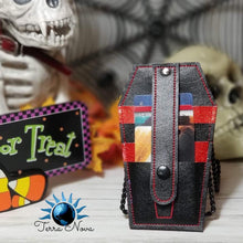 Load image into Gallery viewer, Coffin ITH Wallet Embroidery Design 5x7 machine embroidery design DIGITAL DOWNLOAD