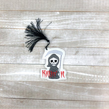 Load image into Gallery viewer, Reaper Killin&#39; it Bookmark 4x4 machine embroidery design DIGITAL DOWNLOAD