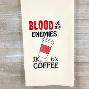 Blood of my enemies Machine Embroidery Design 4 sizes included DIGITAL DOWNLOAD