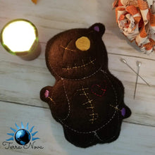 Load image into Gallery viewer, Voodoo Doll Stuffie 5 sizes included ITH machine embroidery design DIGITAL DOWNLOAD