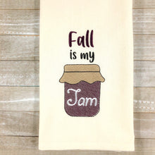 Load image into Gallery viewer, Fall is my jam Machine Embroidery Design 2 sizes included DIGITAL DOWNLOAD
