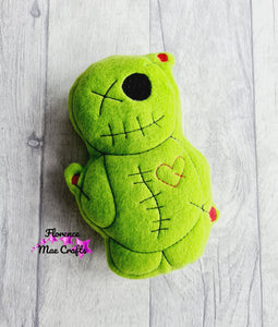 Voodoo Doll Stuffie 5 sizes included ITH machine embroidery design DIGITAL DOWNLOAD
